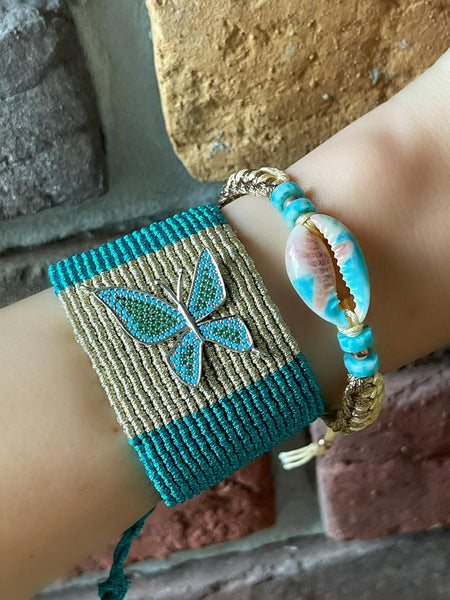 Kelebek Makrome Bileklik