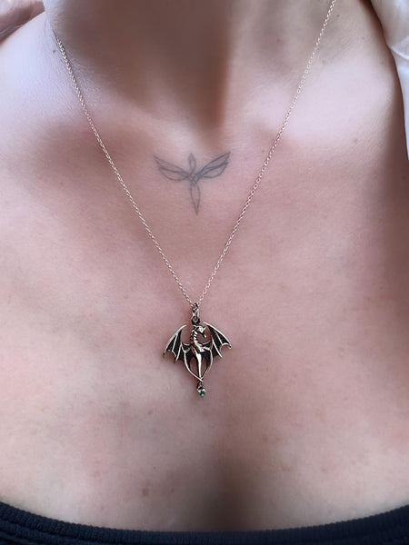 Oksitli Dragon Kolye