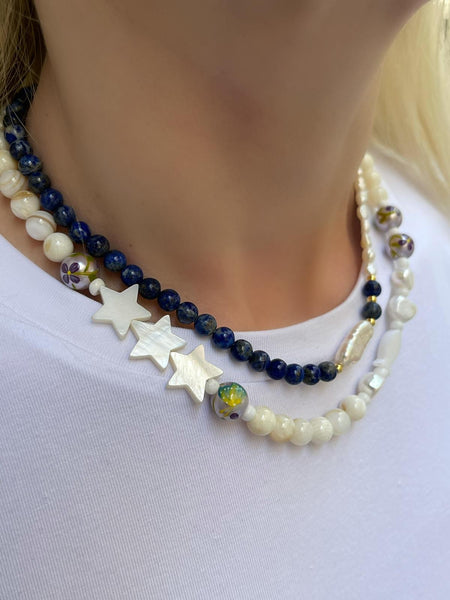 Ibiza Pearly Star Kolye