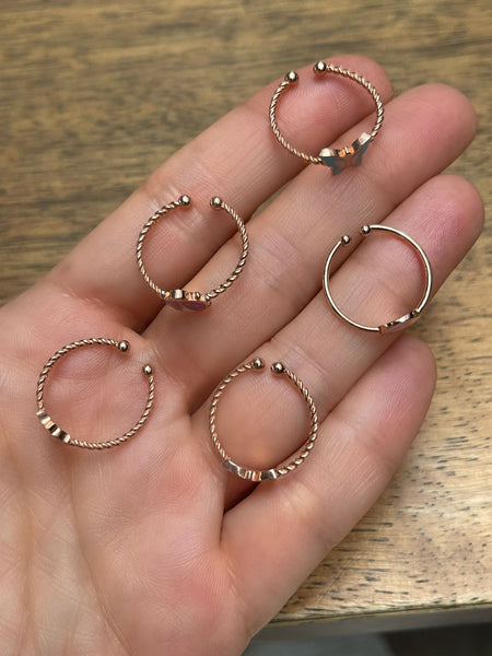 Mineli Macaron Yüzük