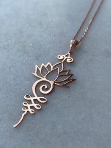 Tribal Lotus Kolye