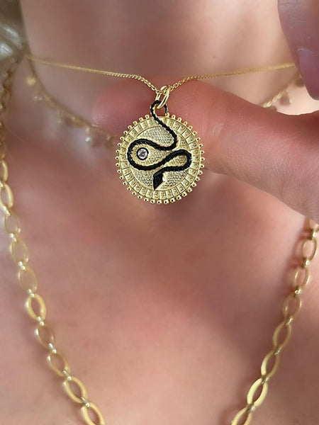 Golden Snake Kolye