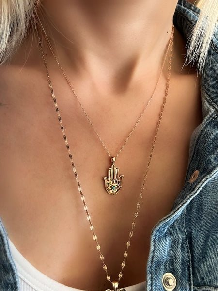 Nazar Hamsa Kolye
