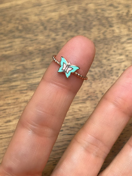 Mineli Macaron Yüzük