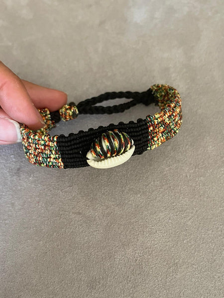 Macaron Shell Makrome Bileklik