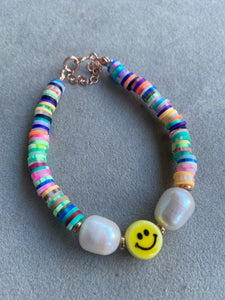 Rainbow Smiley Bileklik