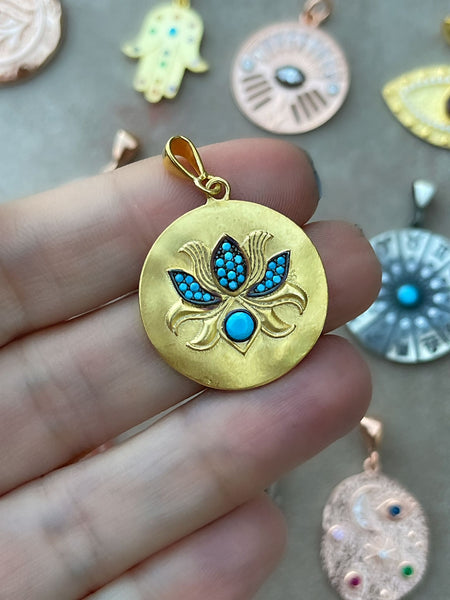 Stony Lotus Kolye Ucu