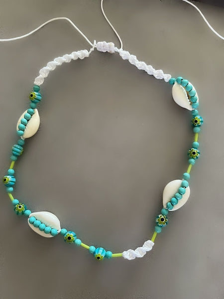 Ibiza Turquoise Shell Choker