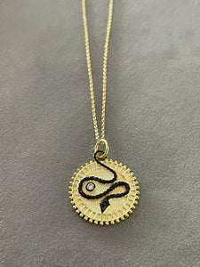 Golden Snake Kolye