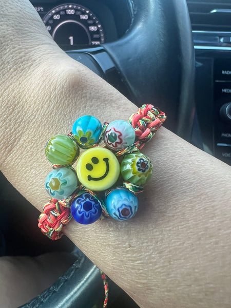 Hippie Smiley Bileklik