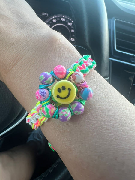 Hippie Smiley Bileklik