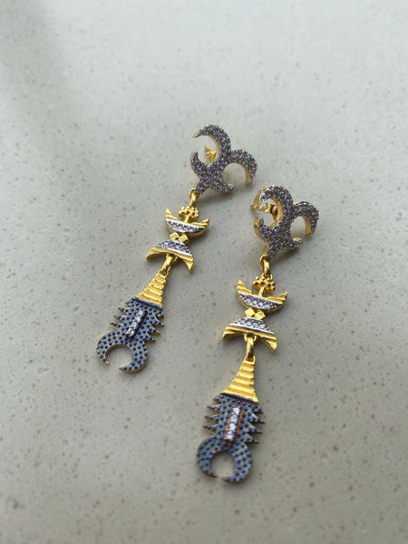 Oksitli Lobster Küpe