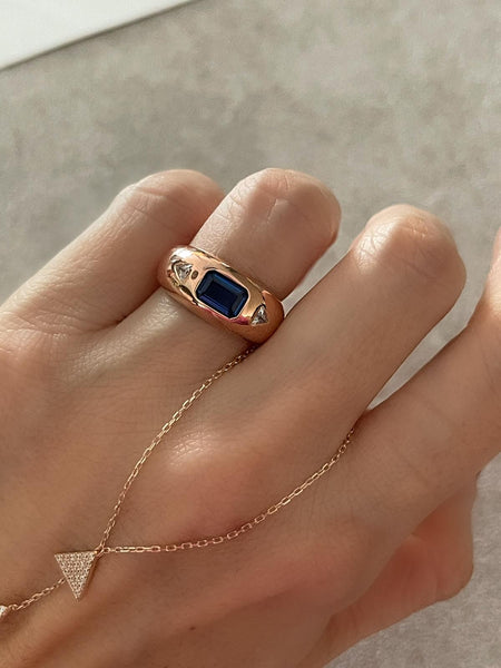 Bombeli Geometrik Yüzük