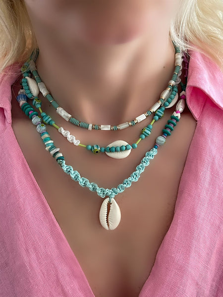 Ibiza Turquoise Shell Choker