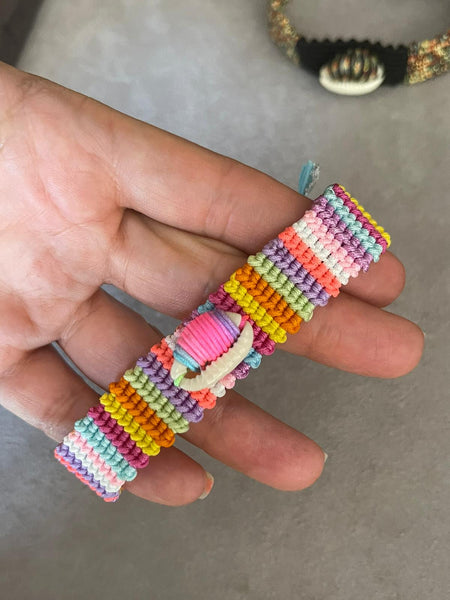 Macaron Shell Makrome Bileklik