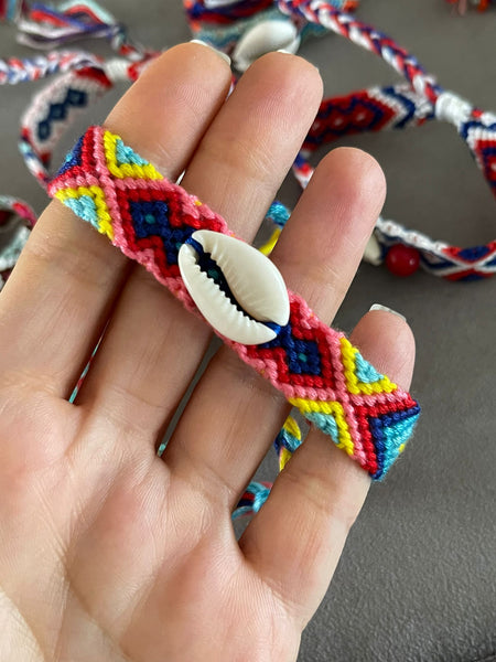 Ibiza Ethnic Shell Bileklik