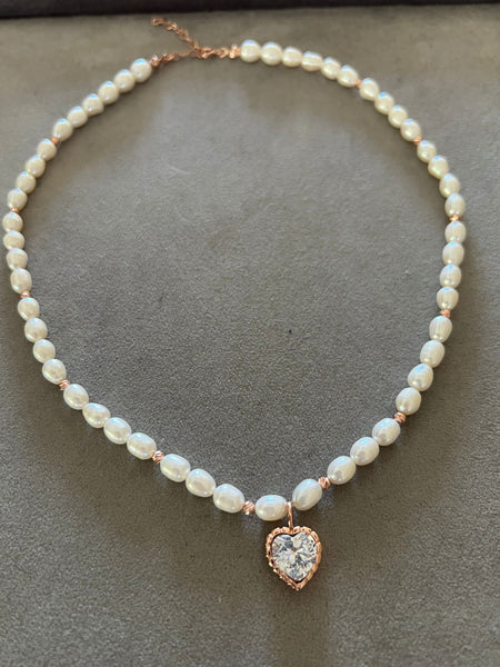 Diamond Heart Kolye