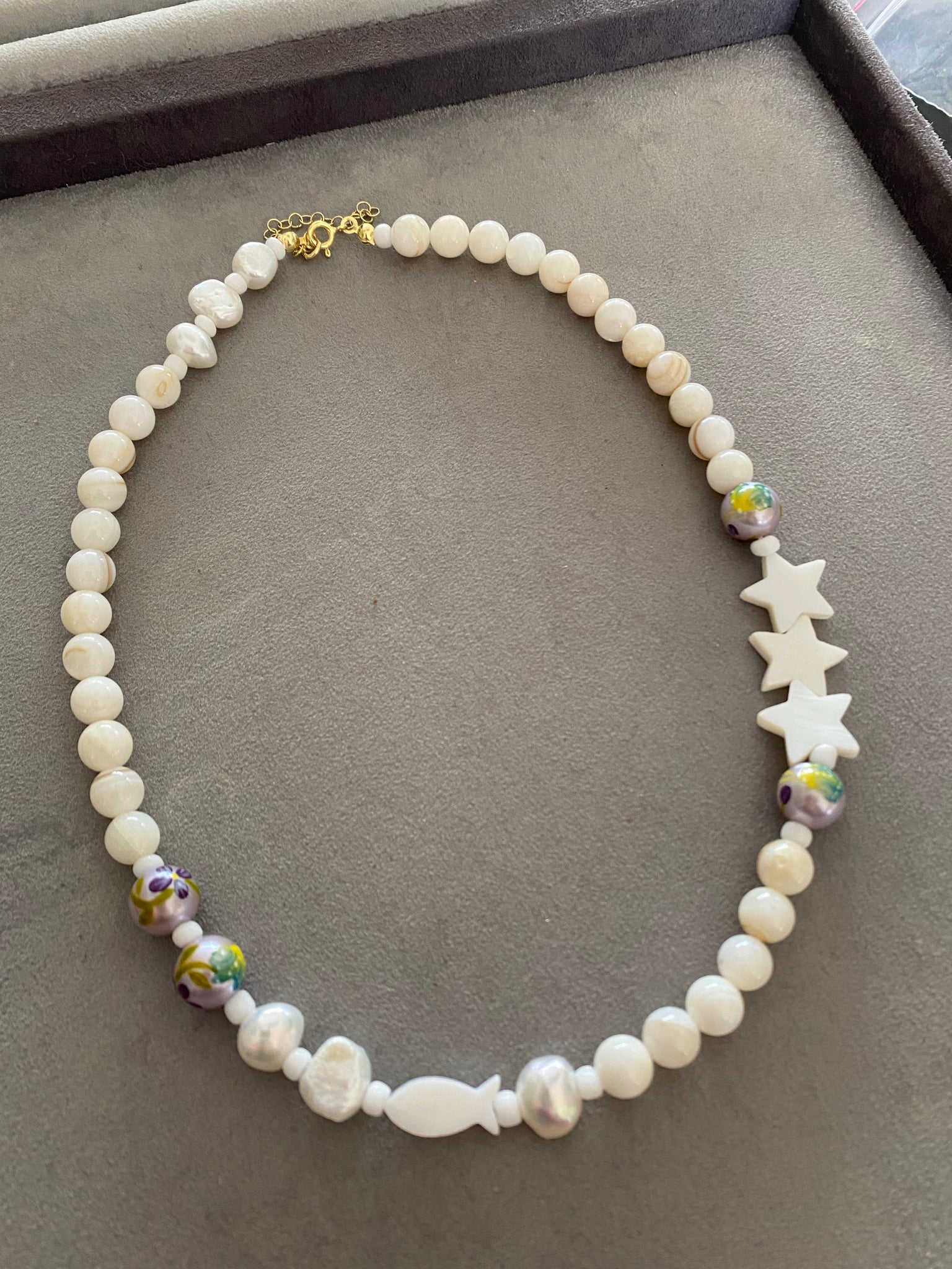 Ibiza Pearly Star Kolye