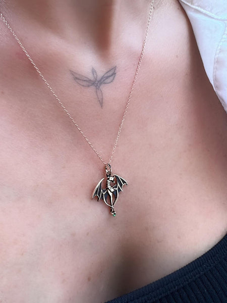 Oksitli Dragon Kolye