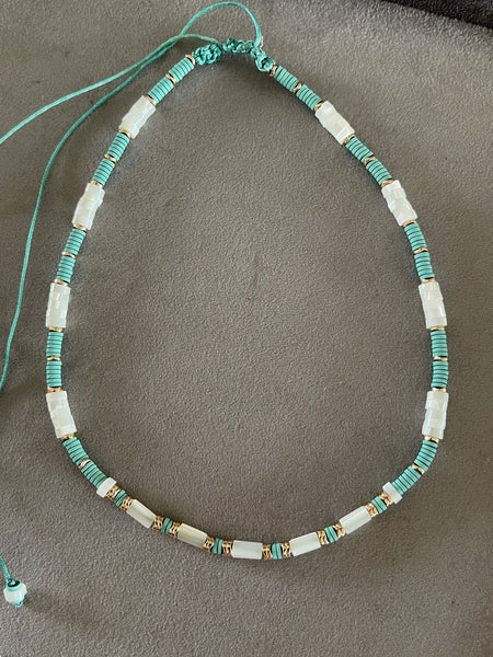 Ibiza Sedef Mint Kolye
