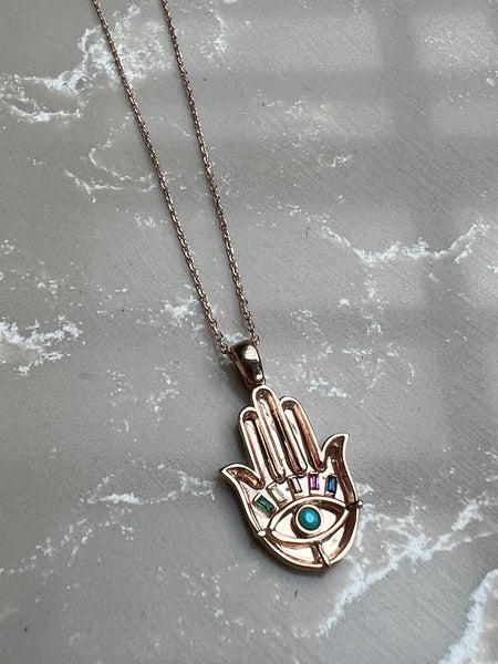 Nazar Hamsa Kolye