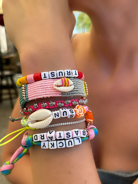 Macaron Shell Makrome Bileklik