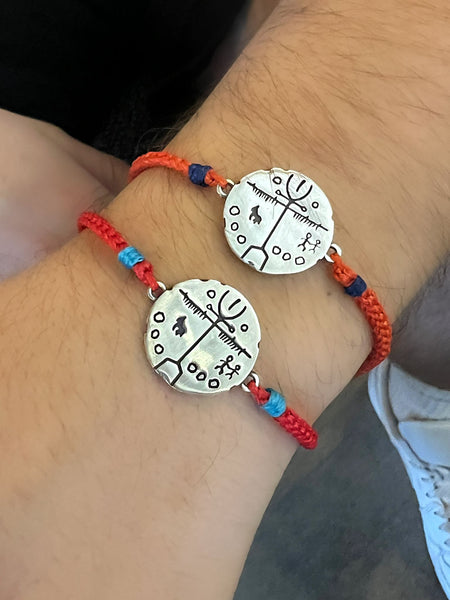 Şaman Davulu Rope Bileklik