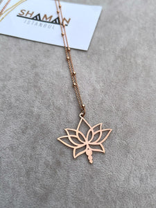 Taç Lotus Kolye