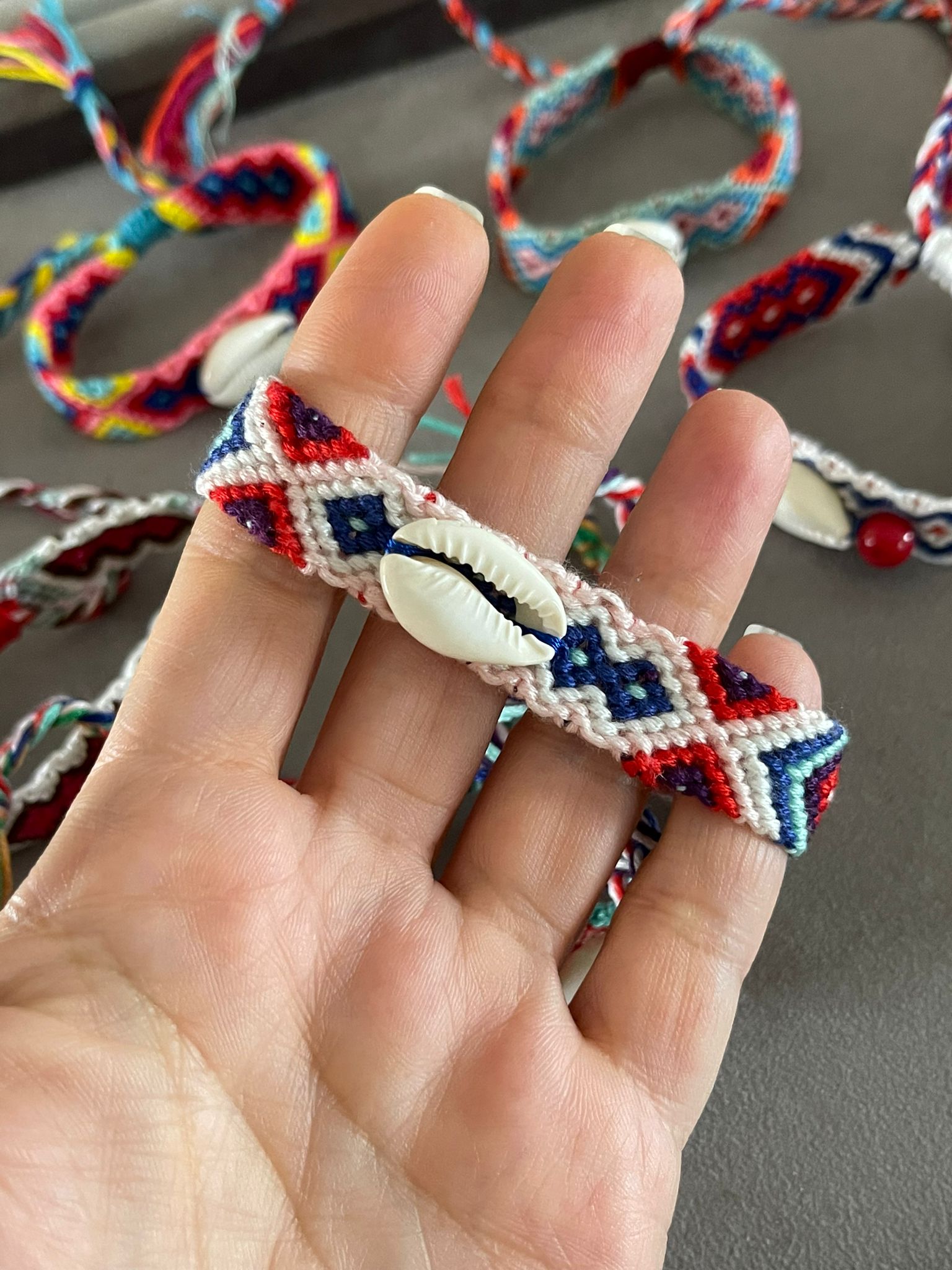 Ibiza Ethnic Shell Bileklik