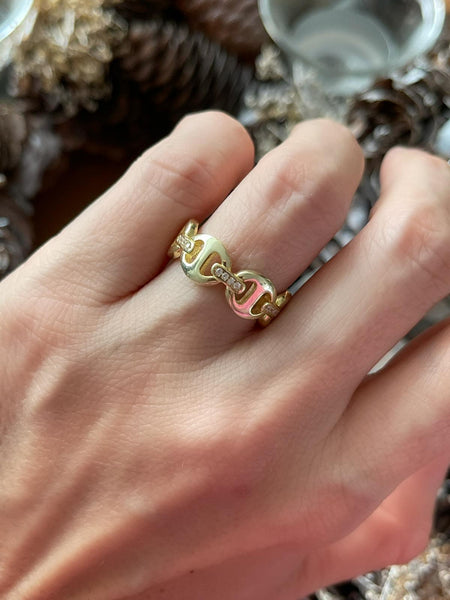 Button Chain Yüzük